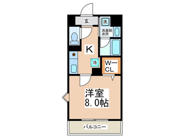 スカイビュ－宝泉の物件間取画像